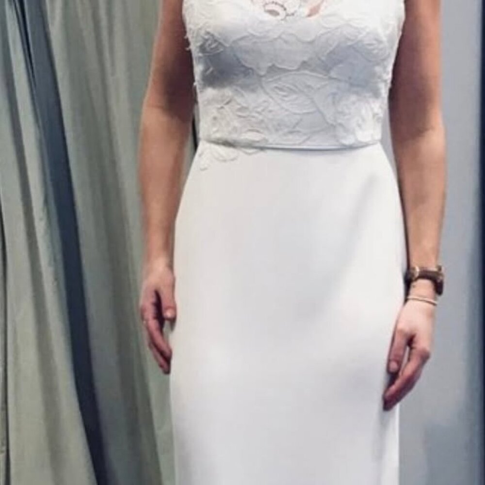 Wedding Dress: Amy Kuschel Harlem Dress Silk Crepe
